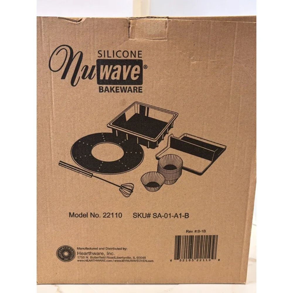 NuWave Silicone Baking Kit Model 22110 NEW 6 Pc Set